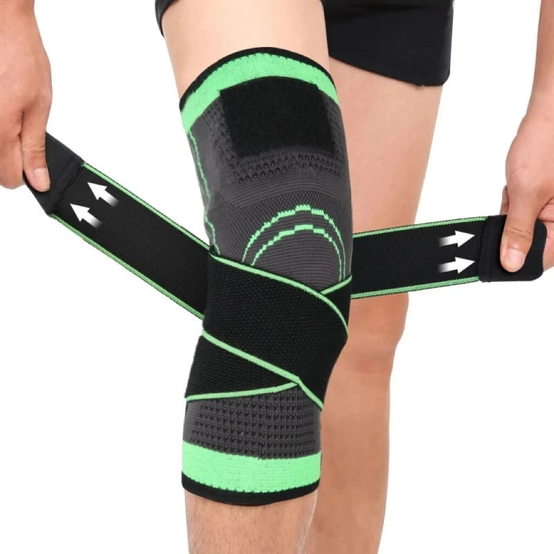 Joelheira Esportiva Ajustável (Par) – Suporte Confortável, Fácil de Usar, Ideal para Treinos e Atividades Físicas