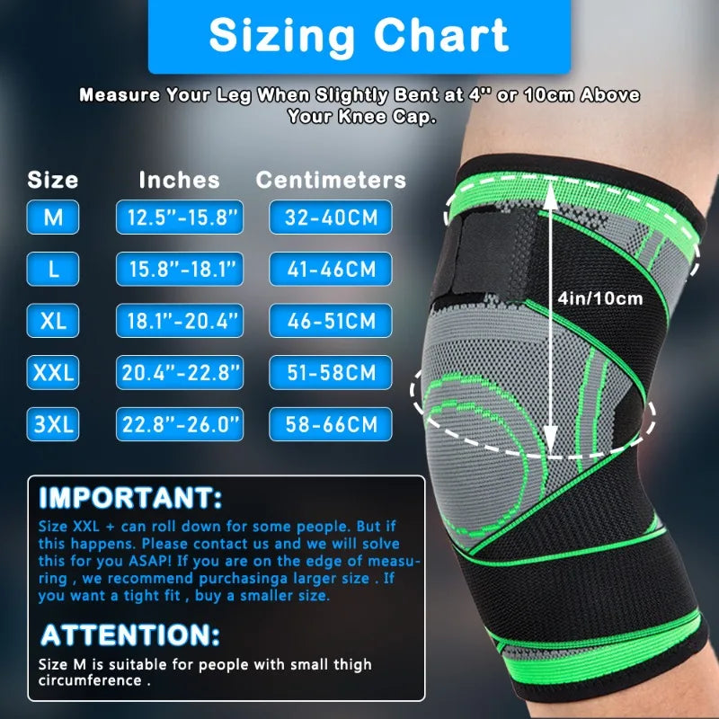 Joelheira Esportiva Ajustável (Par) – Suporte Confortável, Fácil de Usar, Ideal para Treinos e Atividades Físicas