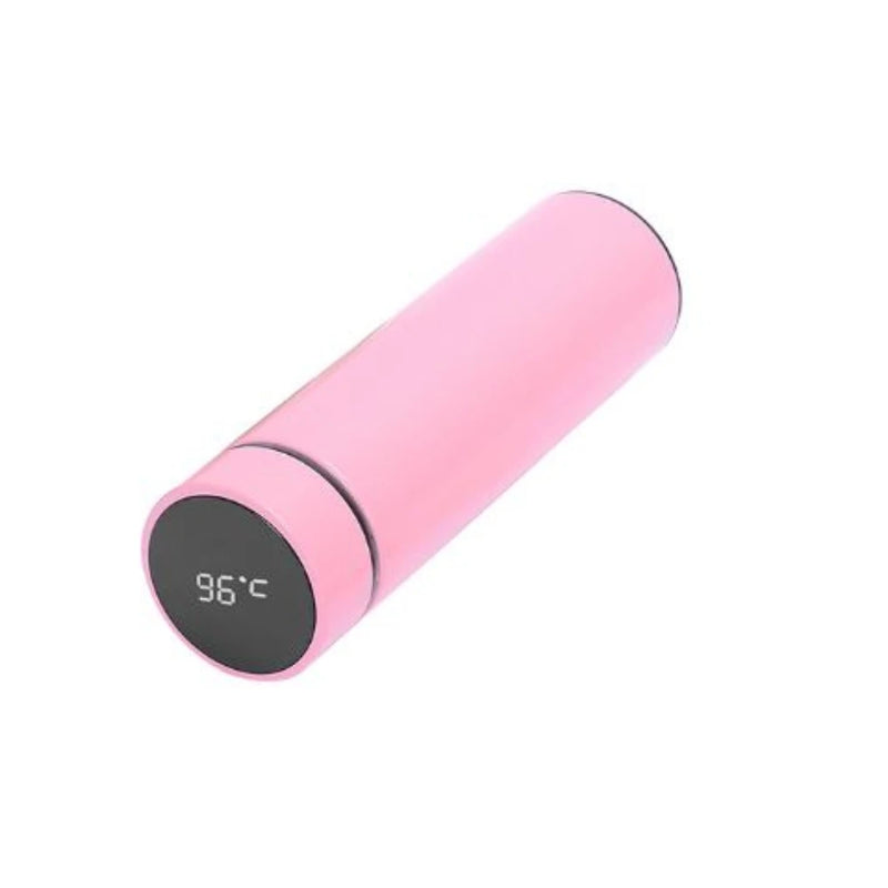 Garrafa Térmica de Inox com Sensor Digital de Temperatura LED – Ideal para Bebidas Quentes e Frias