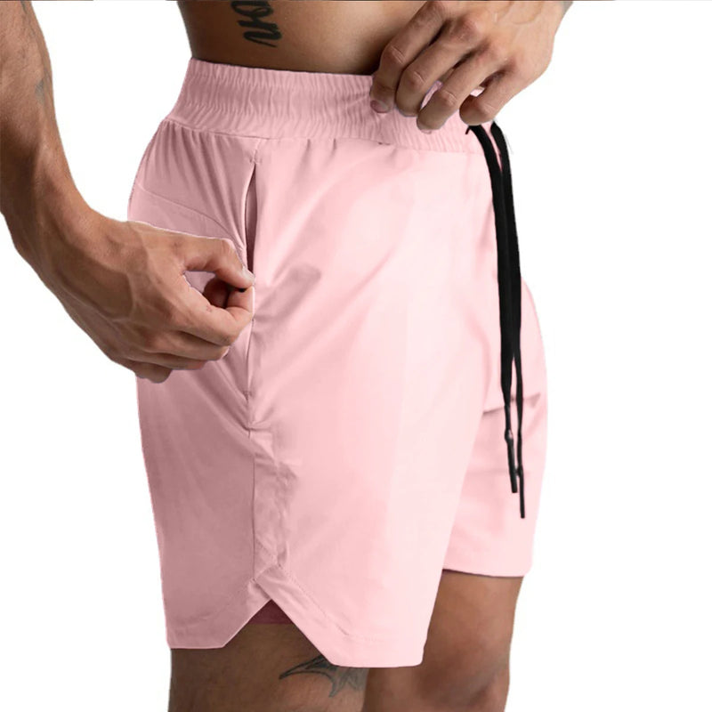 Shorts Masculinos [5 CORES] – Secagem Rápida, Tecido Leve, Design Moderno para Corrida, Fitness e Esportes Casuais