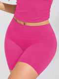 Shorts Fitness Feminino – Cintura Alta, Secagem Rápida, À Prova de Agachamento