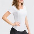 Blusa Feminina Esportiva Respirável – Secagem Rápida e Conforto para Treino, Corrida e Yoga