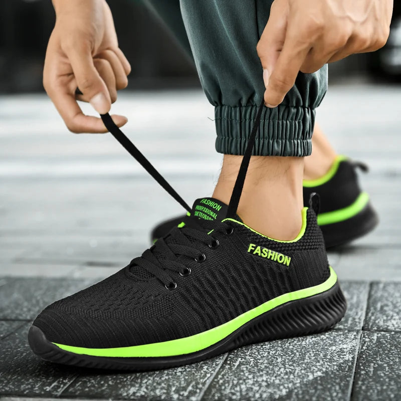 Tênis de Corrida Masculino – Leve, Confortável e Respirável, Ideal para Esportes, Academia e Caminhada