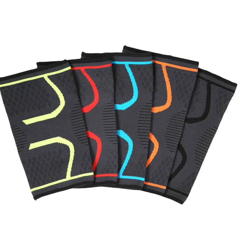 Joelheiras Esportivas de Malha – Antiderrapantes, Respiráveis e Confortáveis, Ideais para Corrida, Basquete, Ciclismo e Fitness para Homens e Mulheres
