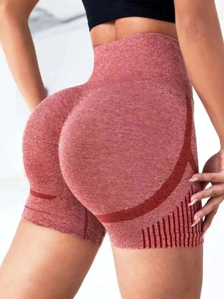 Shorts Femininos de Cintura Alta – Levantamento de Bumbum, Fitness, Academia, Corrida, Exercícios e Treino, Confortáveis e Respiráveis