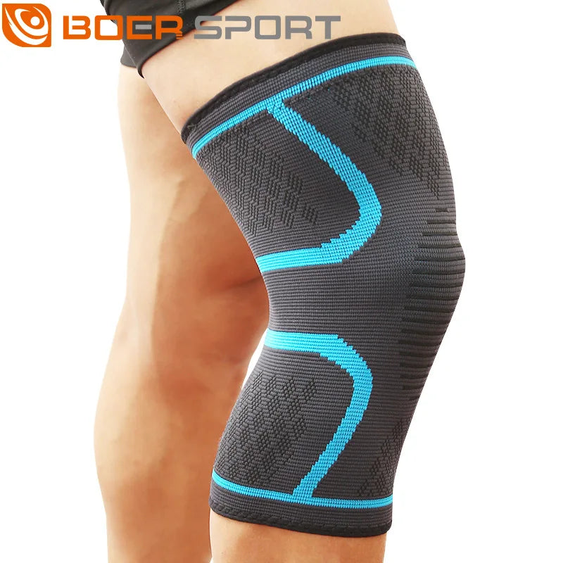 Joelheiras Esportivas de Malha – Antiderrapantes, Respiráveis e Confortáveis, Ideais para Corrida, Basquete, Ciclismo e Fitness para Homens e Mulheres