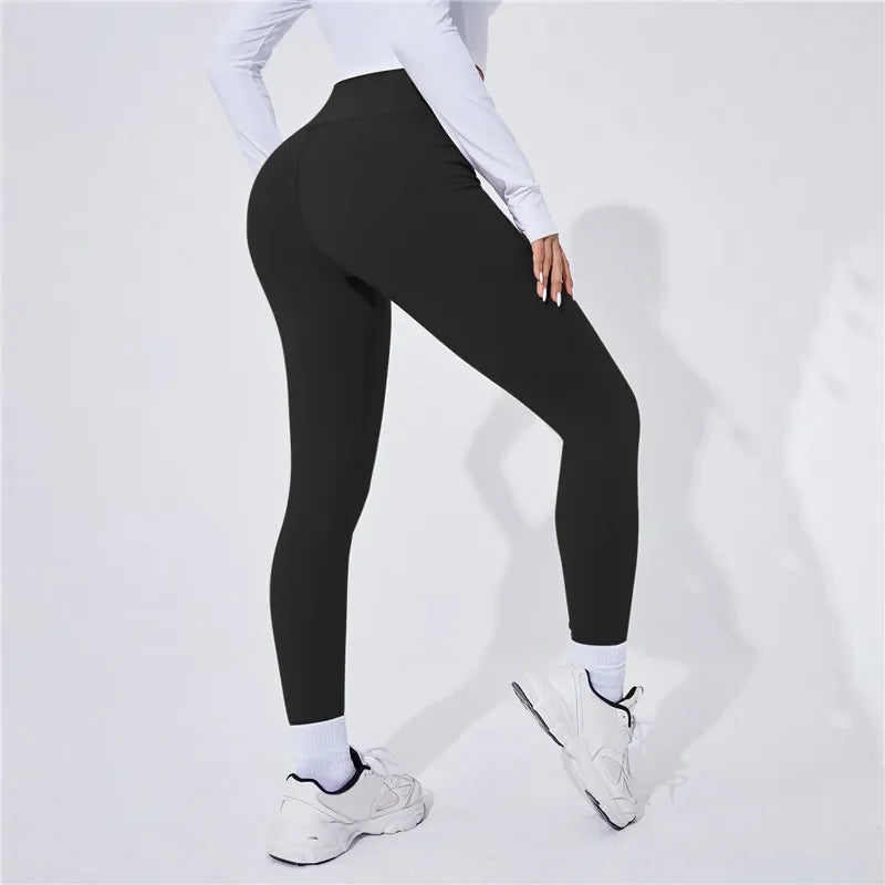 Leggings Térmicas de Cintura Alta – Yoga, Corrida, Levantamento de Bumbum, Fitness e Academia