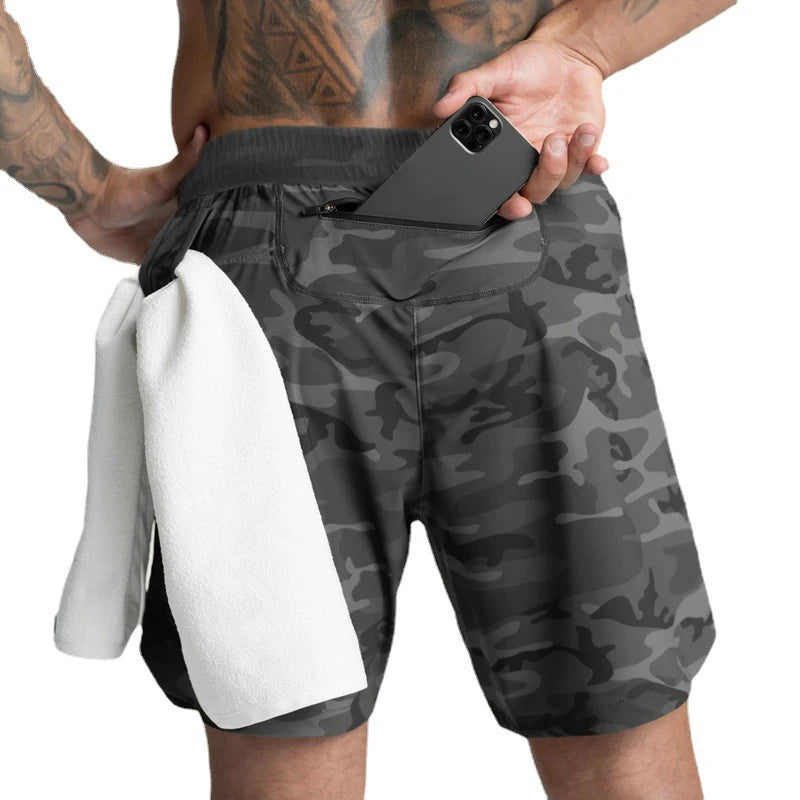 Shorts Masculinos [5 CORES] – Secagem Rápida, Tecido Leve, Design Moderno para Corrida, Fitness e Esportes Casuais