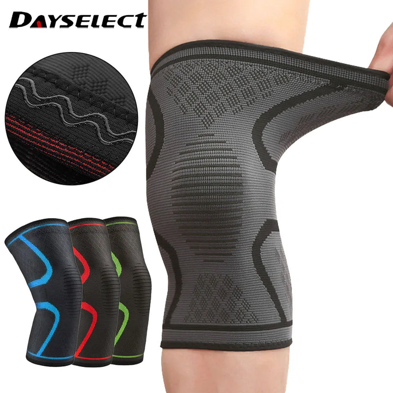 Joelheira Esportiva de Inverno Antiderrapante – Confortável, Respirável e Flexível para Basquete, Ciclismo e Corrida