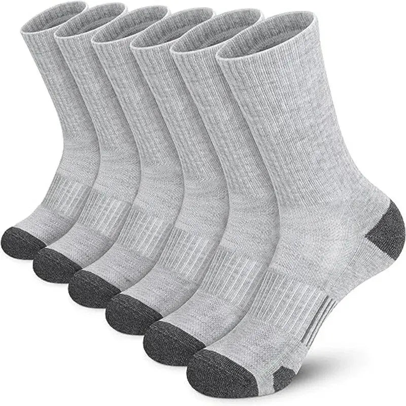 6/12 Pares de Meias Masculinas – Confortáveis, Macias e Antiderrapantes, Ideais para Academia, Futebol e Atividades ao Ar Livre