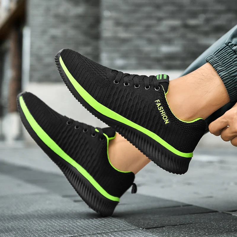 Tênis de Corrida Masculino – Leve, Confortável e Respirável, Ideal para Esportes, Academia e Caminhada