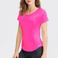 Blusa Feminina Esportiva Respirável – Secagem Rápida e Conforto para Treino, Corrida e Yoga