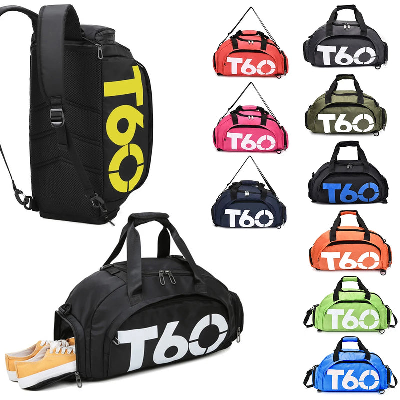 Bolsa de Ginástica Unissex Impermeável e Portátil – Ideal para Fitness, Yoga e Viagens, com Design Leve e Espaçoso.