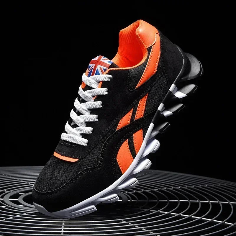Tênis de Corrida Masculino – Leve, Respirável e Antiderrapante, Disponível nos Tamanhos 36-48