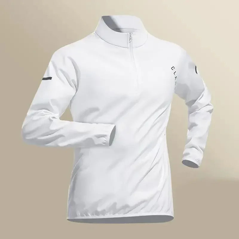 Conjunto Esportivo Masculino 2025 – Jaqueta e Calças de Secagem Rápida, Ideal para Corrida, Treino e Atividades ao Ar Livre