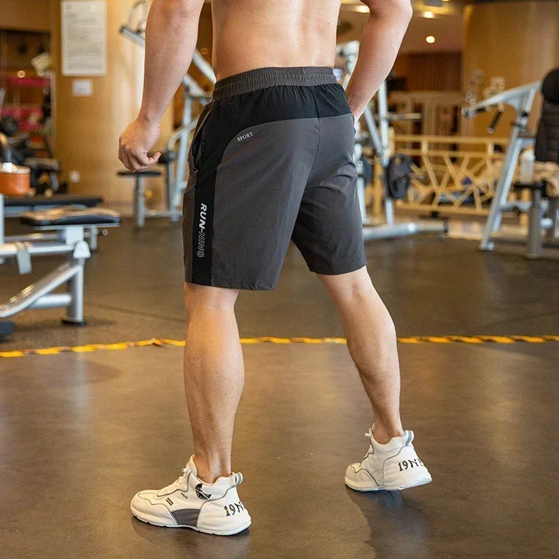 Shorts Esportivos Masculinos – Leves, Soltos e Confortáveis, Ideais para Academia, Corrida e Basquete, com Bolso com Zíper