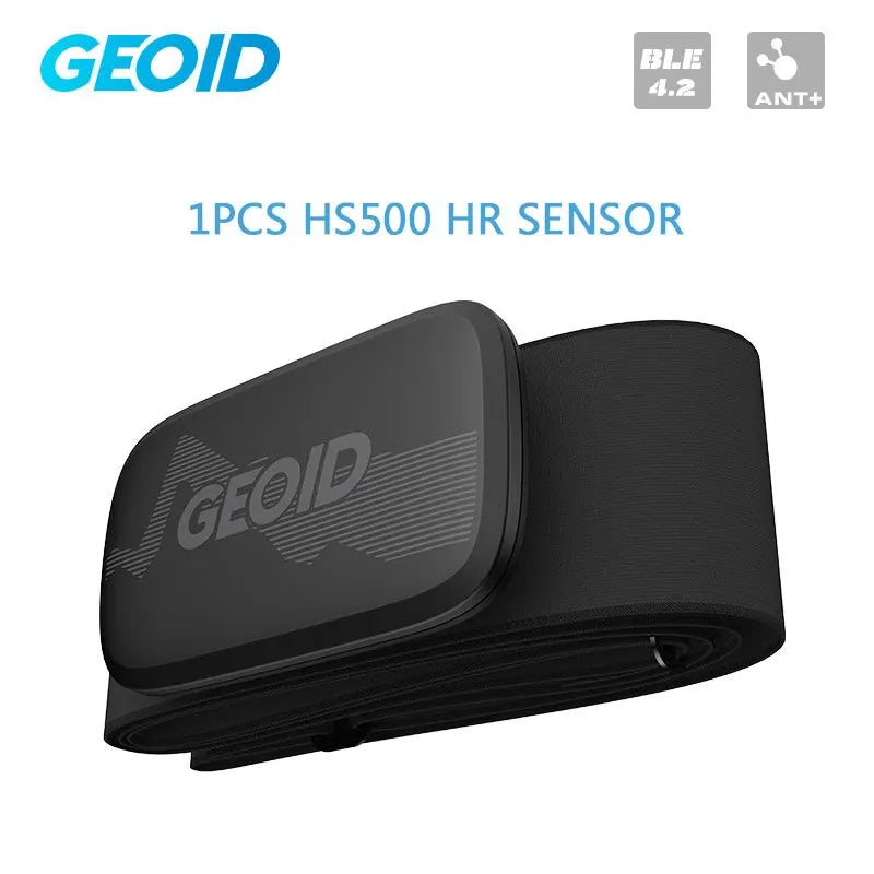 GEOID HS500 Monitor de frequência cardíaca, Equipamento, ANT Bluetooth, Sensor de frequência cardíaca com faixa torácica, Rastreamento de luz LED