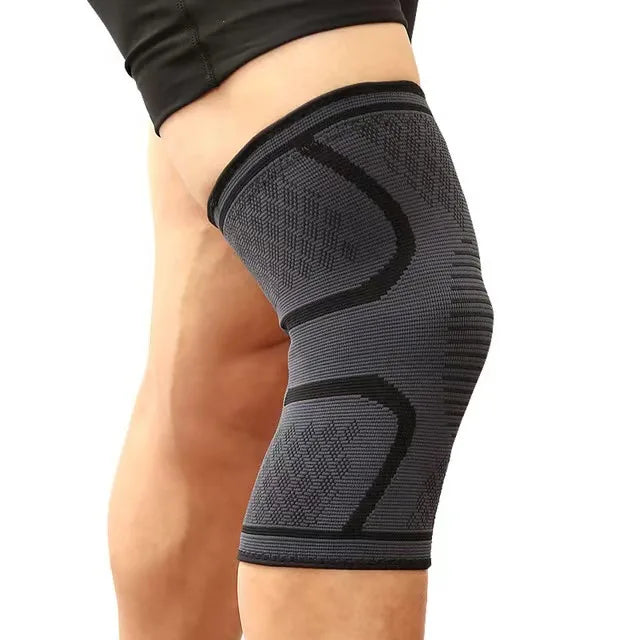 Joelheiras Esportivas de Malha – Antiderrapantes, Respiráveis e Confortáveis, Ideais para Corrida, Basquete, Ciclismo e Fitness para Homens e Mulheres