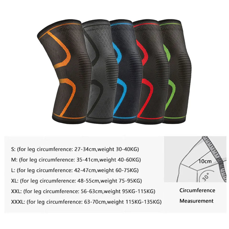 Joelheira Esportiva de Inverno Antiderrapante – Confortável, Respirável e Flexível para Basquete, Ciclismo e Corrida