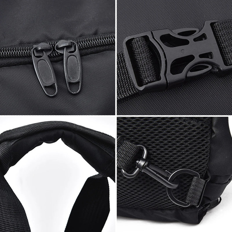 Bolsa de Ginástica Unissex Impermeável e Portátil – Ideal para Fitness, Yoga e Viagens, com Design Leve e Espaçoso.