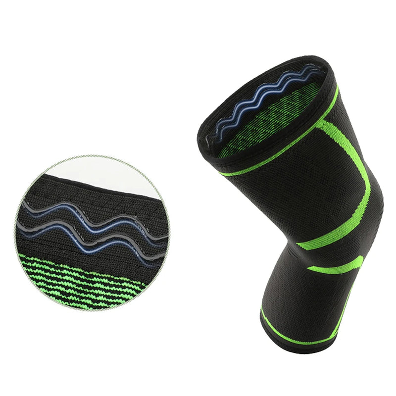 Joelheira Esportiva de Inverno Antiderrapante – Confortável, Respirável e Flexível para Basquete, Ciclismo e Corrida