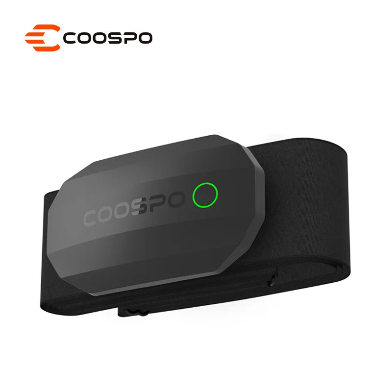 COOSPO H808S Sensor de frequência cardíaca, Modo duplo, ANT Bluetooth, com cinta peitoral
