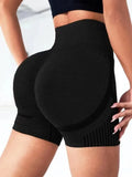 Shorts Femininos de Cintura Alta – Levantamento de Bumbum, Fitness, Academia, Corrida, Exercícios e Treino, Confortáveis e Respiráveis