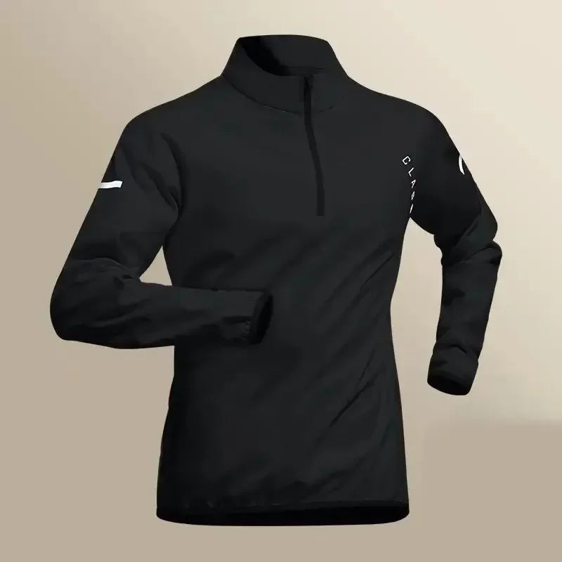 Conjunto Esportivo Masculino 2025 – Jaqueta e Calças de Secagem Rápida, Ideal para Corrida, Treino e Atividades ao Ar Livre