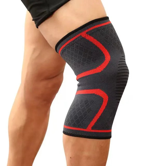 Joelheiras Esportivas de Malha – Antiderrapantes, Respiráveis e Confortáveis, Ideais para Corrida, Basquete, Ciclismo e Fitness para Homens e Mulheres